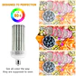 Bombilla LED Tipo Maíz Kukuppo 200W de Alto Voltaje (277V-480V) | 27,000 LM, Base Mogul E39, 6000K Luz Fría - Miniatura 9