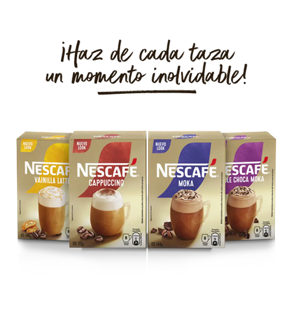 Café Instantáneo Nescafé Mix Especialidades (Vainilla Latte, Cappuccino, Moka, Double Choca Moka) 1
