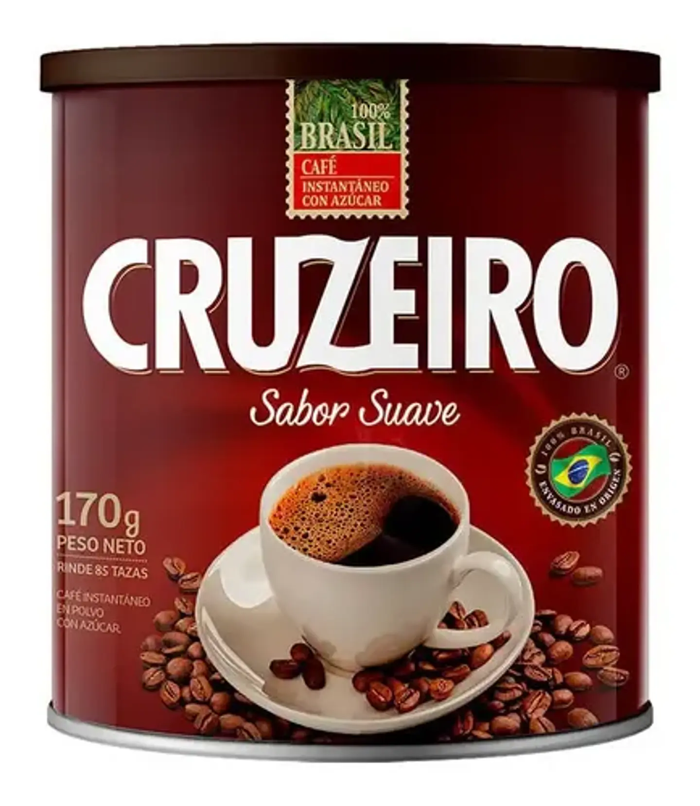 Café Instantáneo Cruzeiro Sabor Suave 170g 1