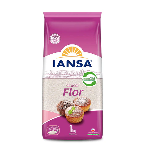 Azúcar Flor Iansa 1kg