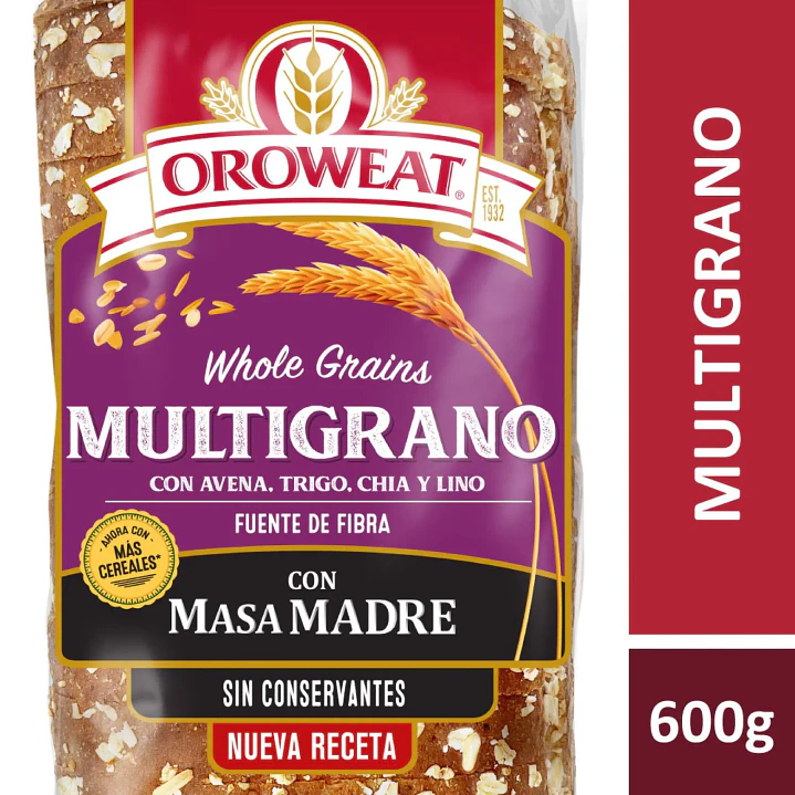 Pan Oroweat Multigrano 1