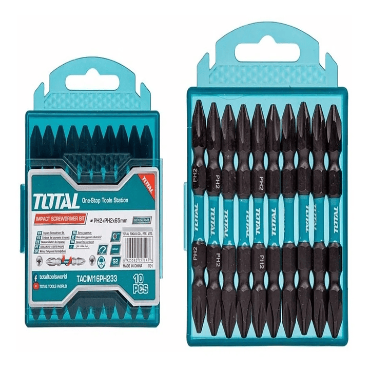 Set Punta Phillips Ph2 Doble Magnética Total Tacim16ph233 1