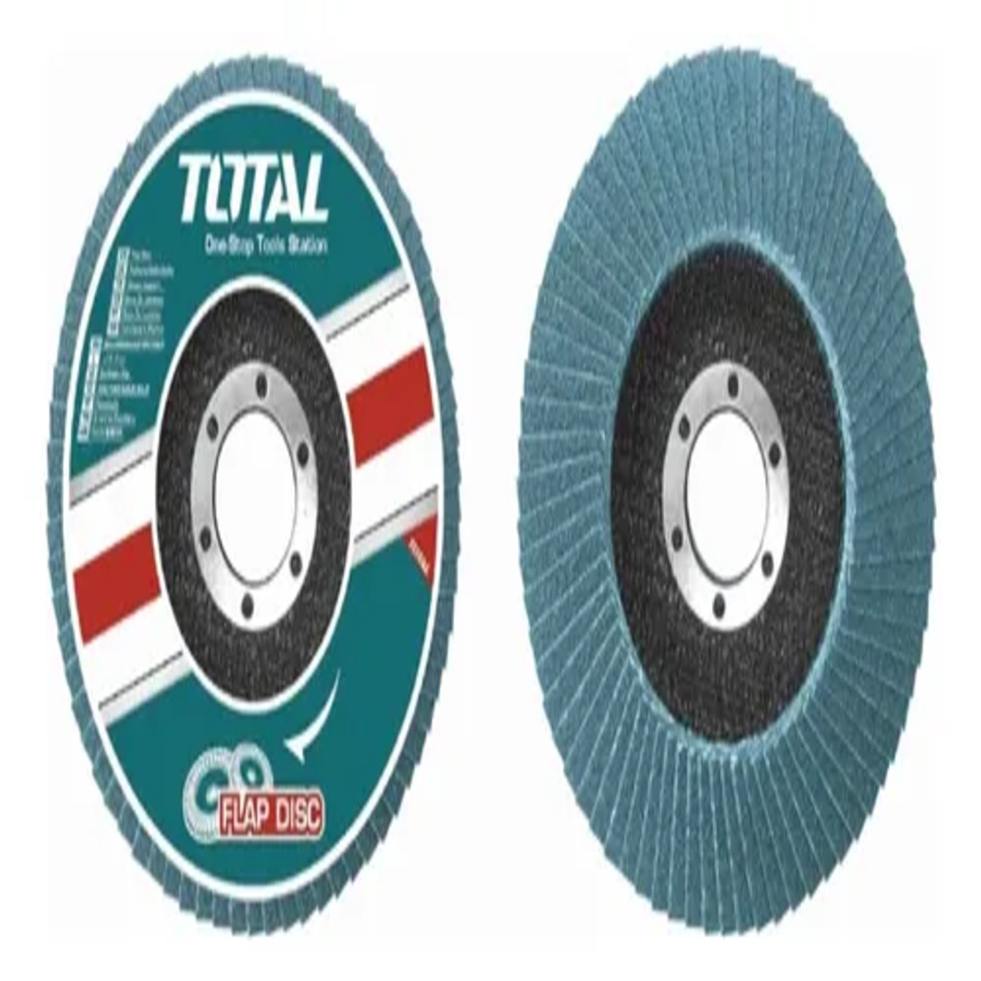 DISCO TRASLAPADO 125MM P40 ZIRCONIUM P/ METAL TOTAL  1