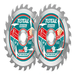 Pack 2 Hoja Disco Sierra Circular 5 1/2 24 Dientes Total
