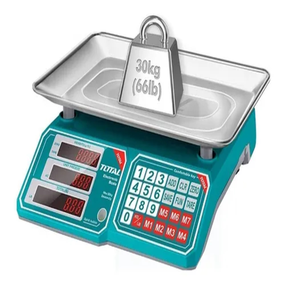 Pesa Balanza Bascula Digital 30kg Total Tesa3301 1