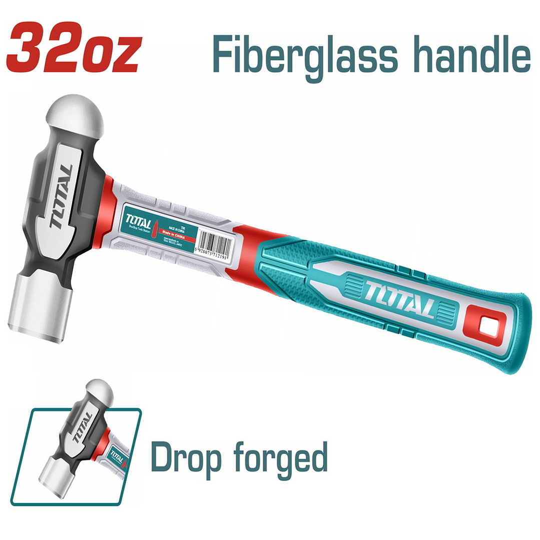 MARTILLO DE PEÑA MANGO FIBRA 32OZ TOTAL 1