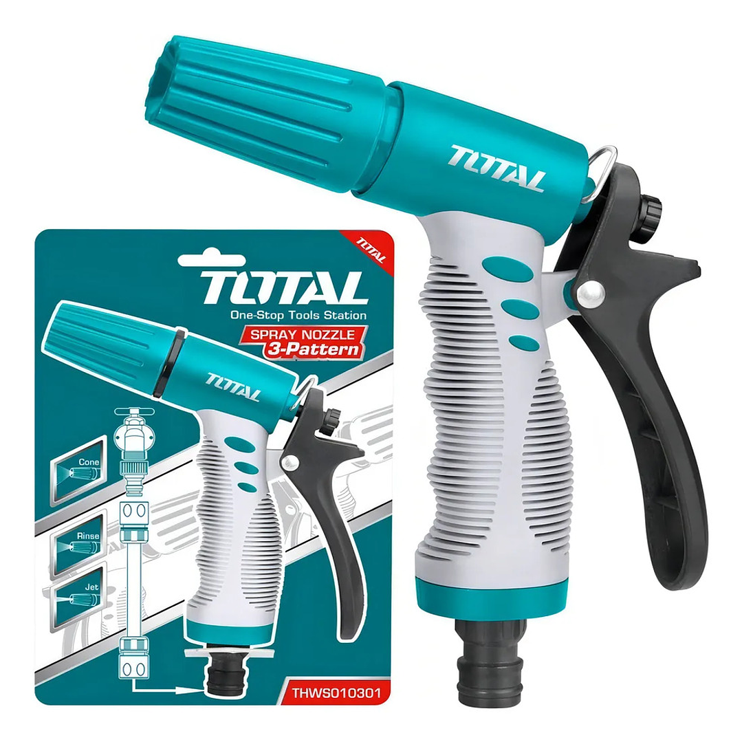Pistola De Riego Jardín 3 Posiciones Total Thws010301 1