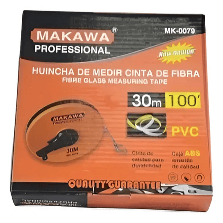 HUINCHA PLASTICA DE MEDIR 30MTS MAKAWA 1