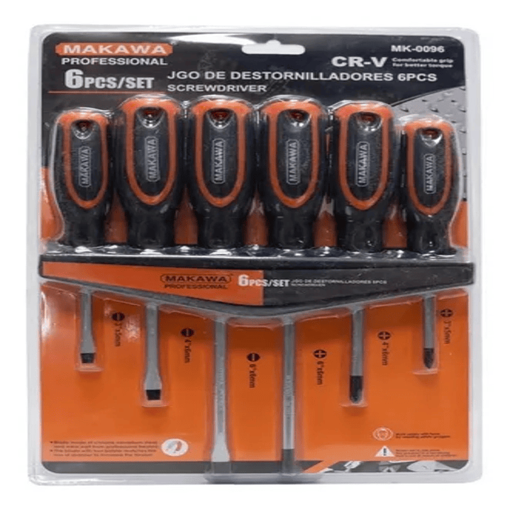 JGO DESTORNILLADOR 6PCS MAKAWA 1