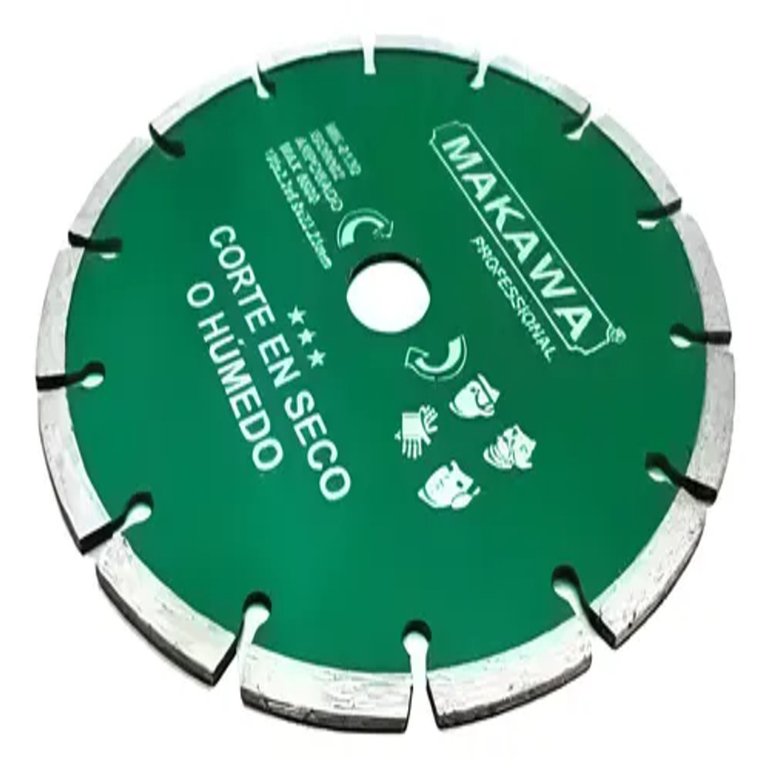 DISCO DIAMANTADO 115MM VERDE MAKAWA 1