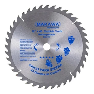 DISCO PARA SIERRA 12PX40TX1 MAKAWA