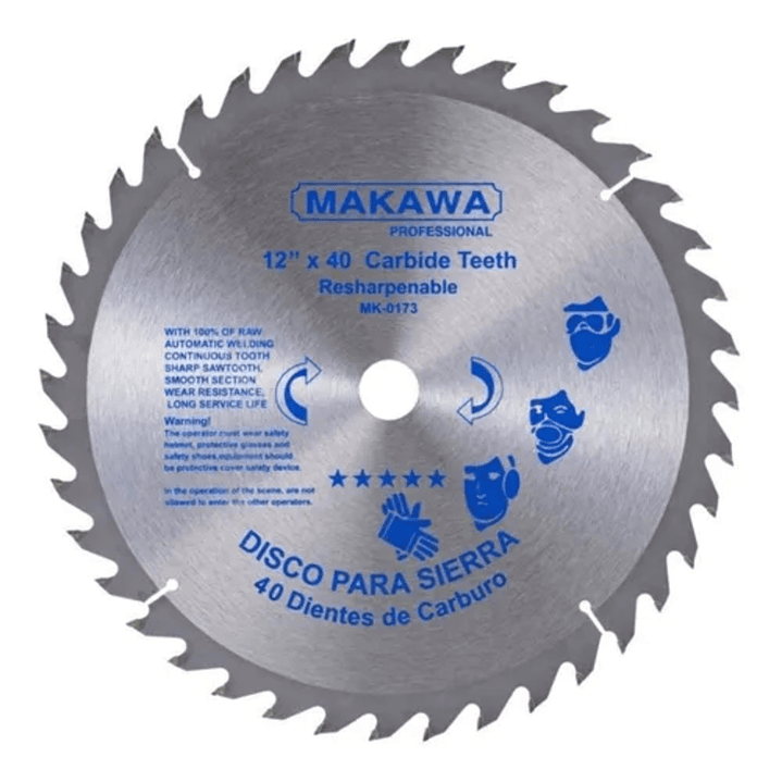 DISCO PARA SIERRA 12PX40TX1 MAKAWA 1