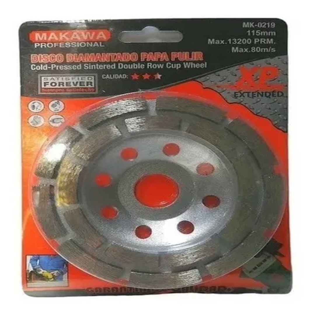 DISCO DIAMANTADO 4.5P PULIR MAKAWA 1