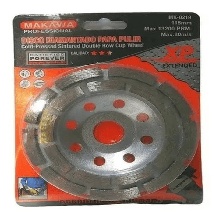 DISCO DIAMANTADO 4.5P PULIR MAKAWA 1