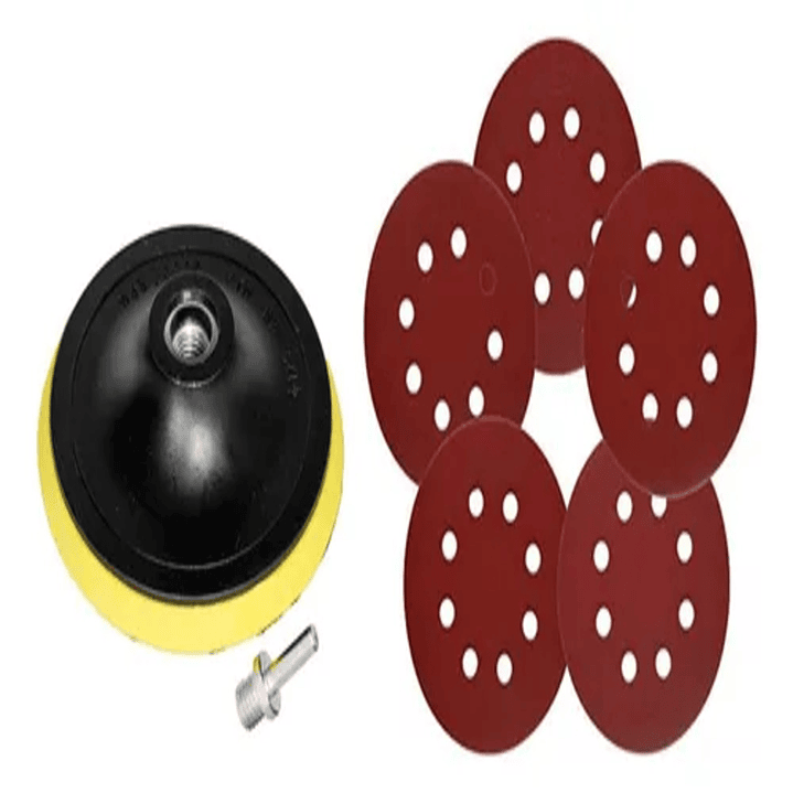 JGO ACCESORIO P PULIDOR 7 180MM C 5LIJAS MAKAWA 1