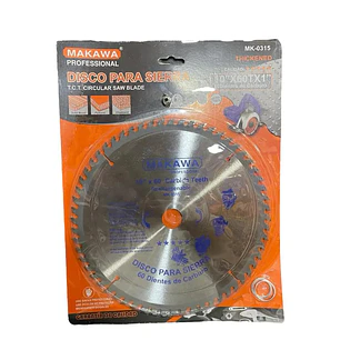 DISCO PARA SIERRA 10PX60TX1 MAKAWA