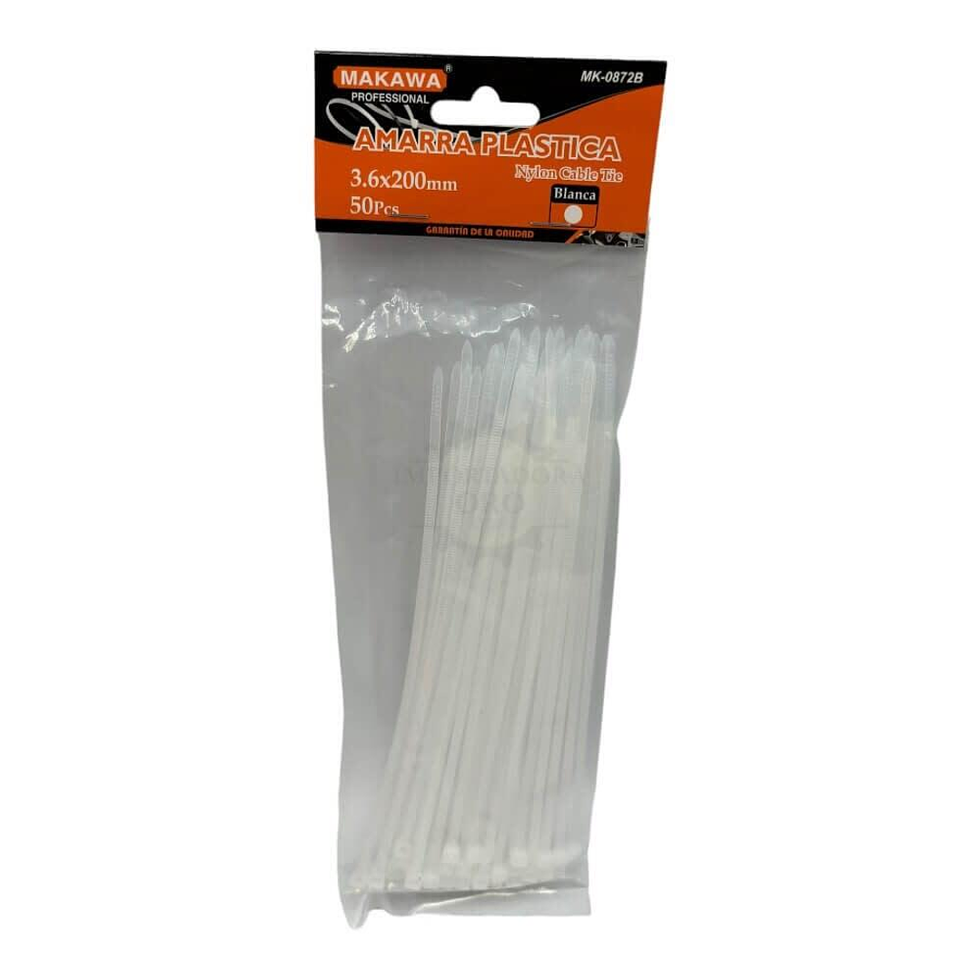 AMARRA PLASTICA 3.6X200MM BLANCO 1