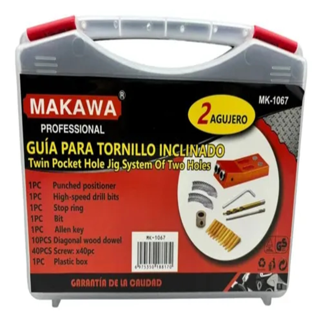 GUIA PARA TORNILLO INCLINADO 2 AGUJERO MAKAWA 1