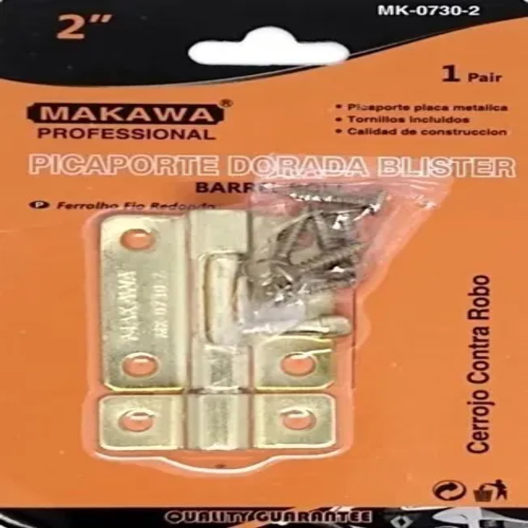 PICAPORTE DORADO 2 MAKAWA 1