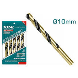 BROCA P/ METAL HSS 10.0MM POR 5PCS TOTAL