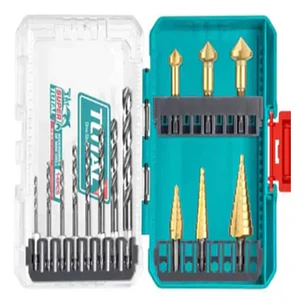 JGO DE BROCAS POR 14PCS HSS 4341 Y BROCAS ESCALONADAS TOTAL