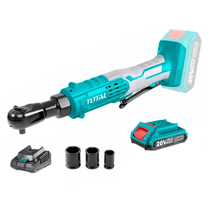 Llave Chicharra 3/8 Inalambrica 20v Bateria + Cargador Total 1