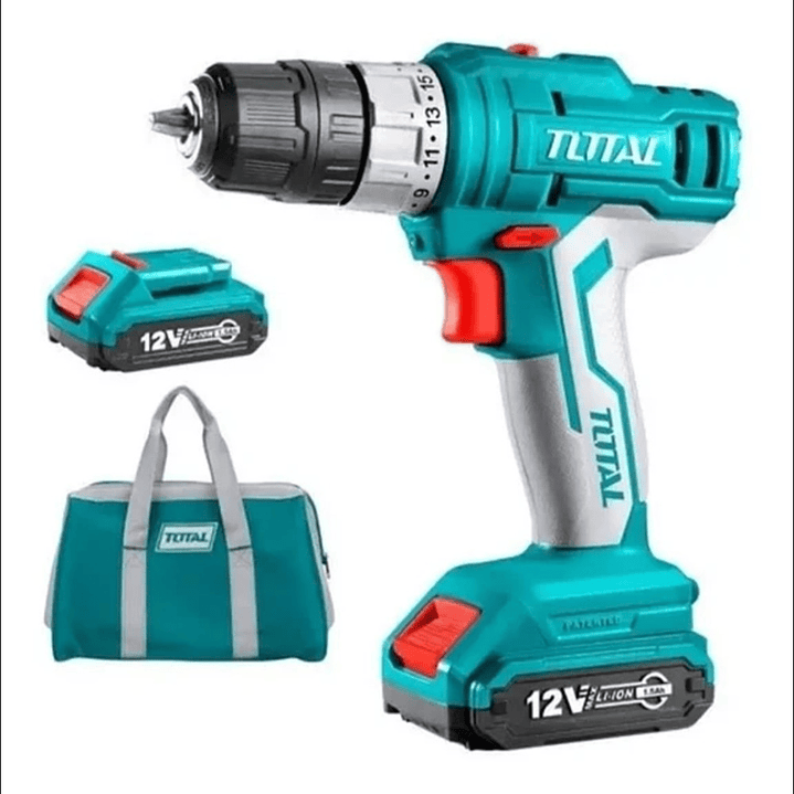 Taladro Atornillador Inalambrico 12v 2bat Total Tdli1222 1
