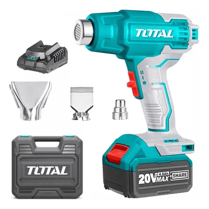 Pistola De Calor Inalámbrica 20v Bat+ Carg Total Tbli20025 1