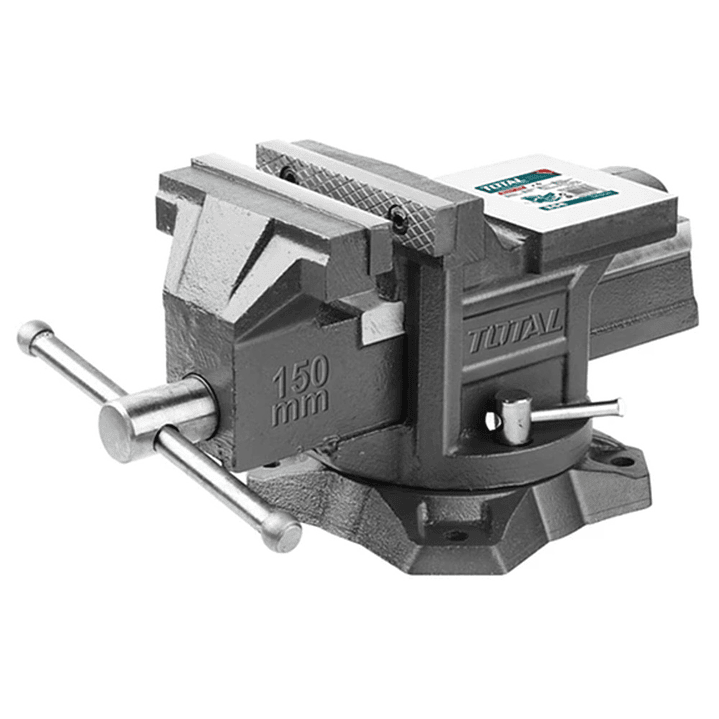 Tornillo De Banco Mecanico Base Giratoria 6 Pulgadas Total 1