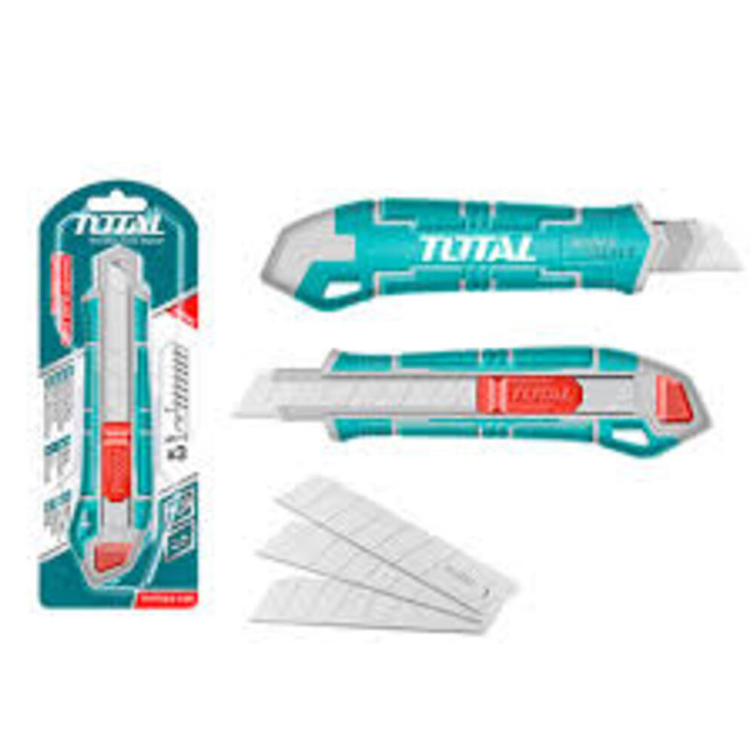 Corta Carton Cuchillo Cartonero 18mm X 100mm Total Tht522136 1