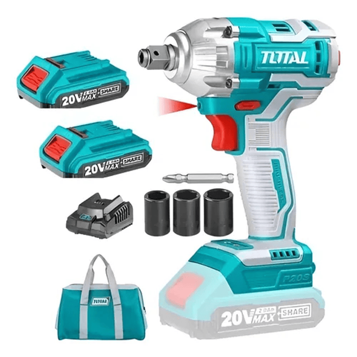 Taladro Pistola Llave Impacto Y Atornillador 20v 1