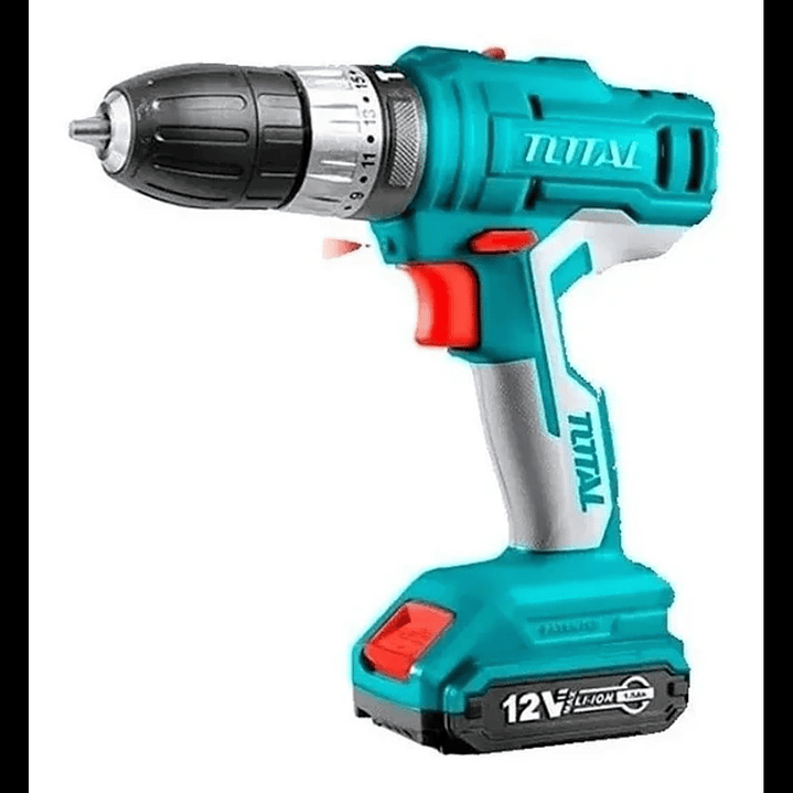 Taladro Atornillador Impacto Inalambrico 10mm 12v 2bat Total TIDLI1222 1