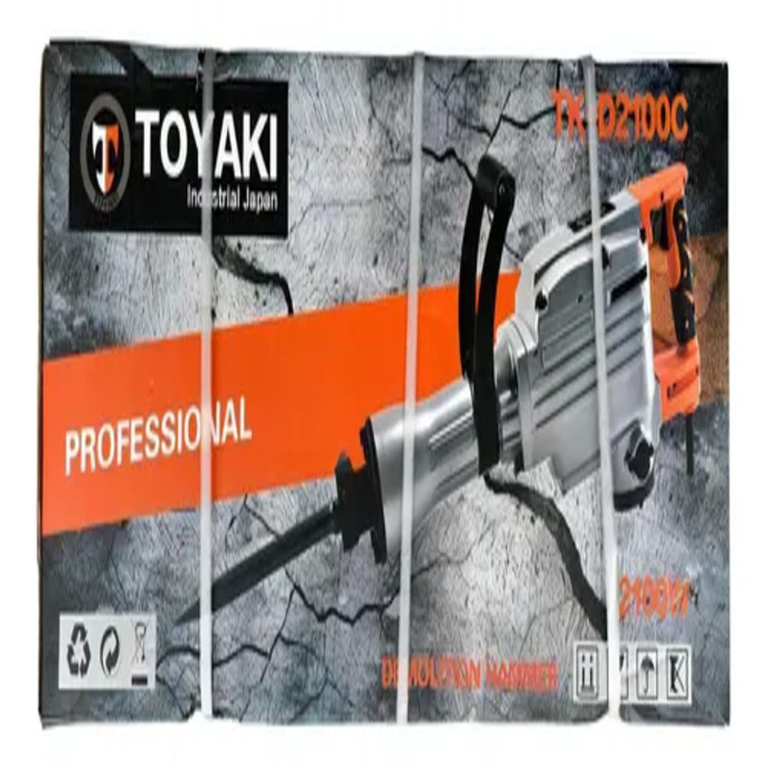 MARTILLO DEMOLEDOR 2100W 14KG NARANJO TOYAKI 1