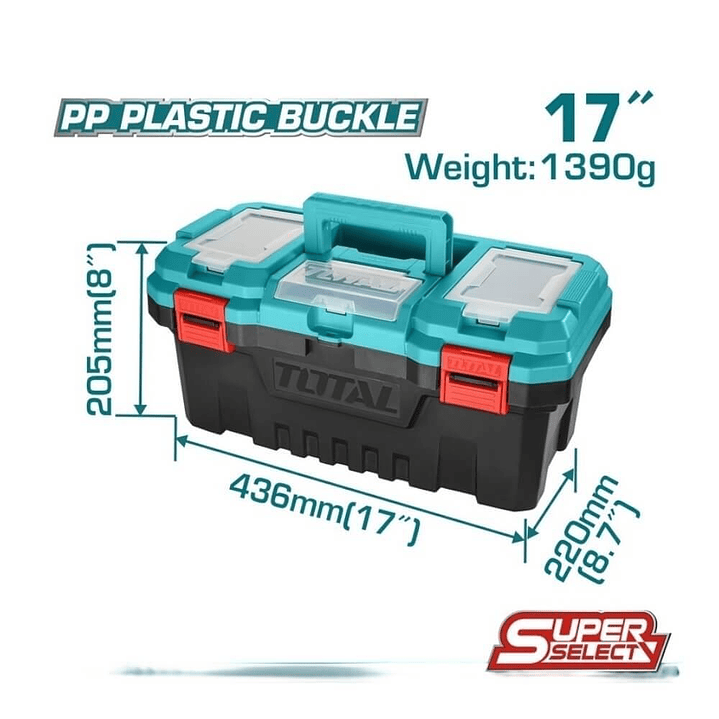 Caja Organizadora Porta Herramienta 17 PuLG Total Tpbx0171 1