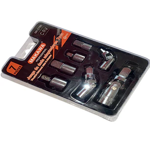 JGO DE DADOS Y ADAPTADORES X7PCS MAKAWA