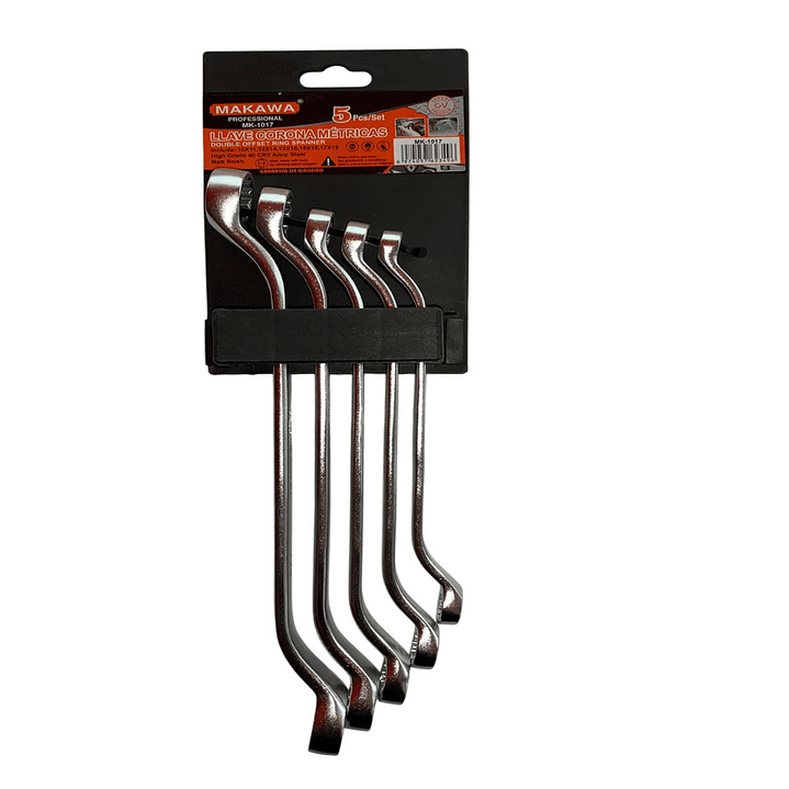 JGO LLAVE CORONA CORONA POR 5PCS 10x11-17x19MM CRV MAKAWA 1