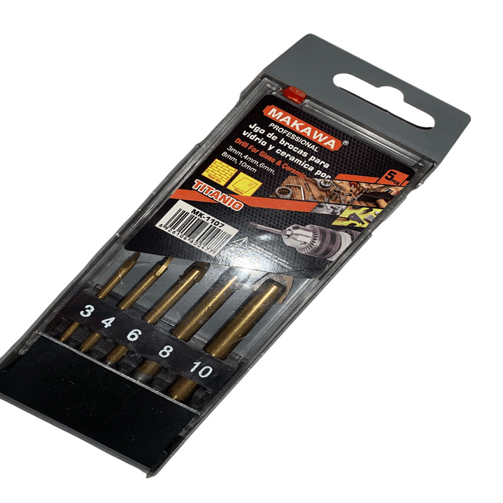 JGO DE BROCAS PARA VIDRIO Y CERAMICO POR 5PCS MAKAWA 1