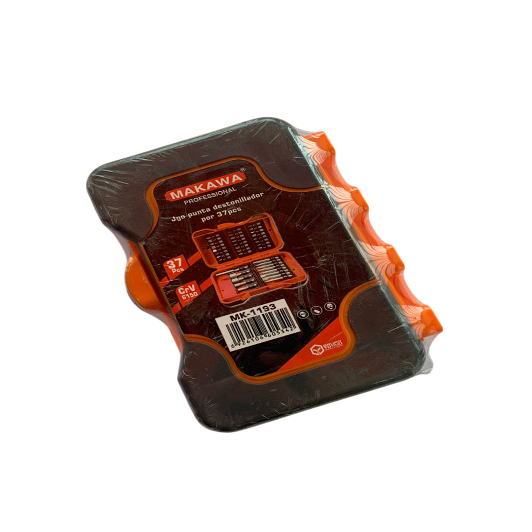 JGO PUNTA DESTONILLADOR POR 37PCS MAKAWA 1