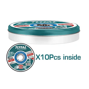Disco De Corte P/ Metal Acero Inoxidable 125mm 10 Und Total