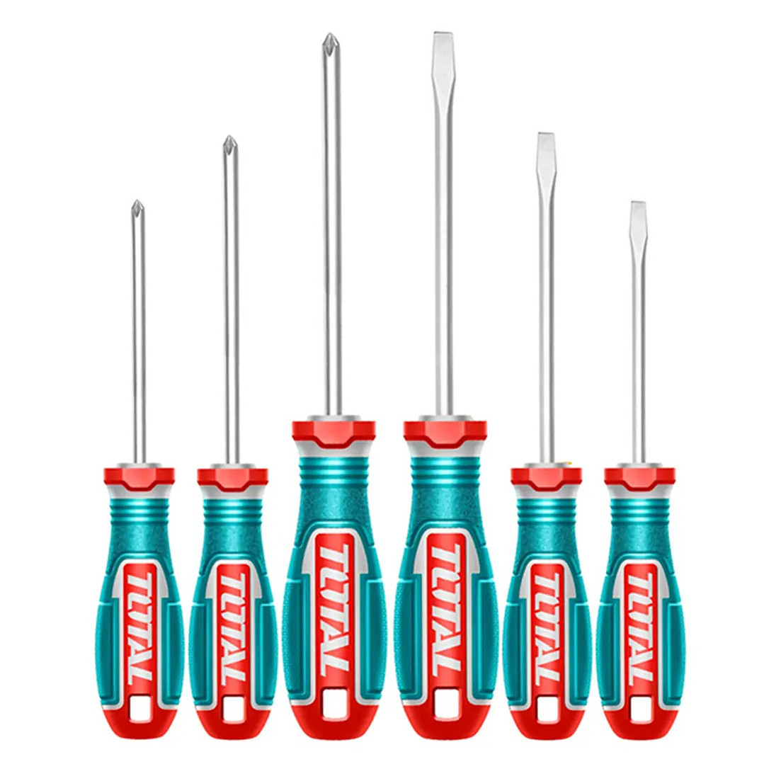 Kit Juego Destornilladores 6 Piezas Total Tksds0626 1