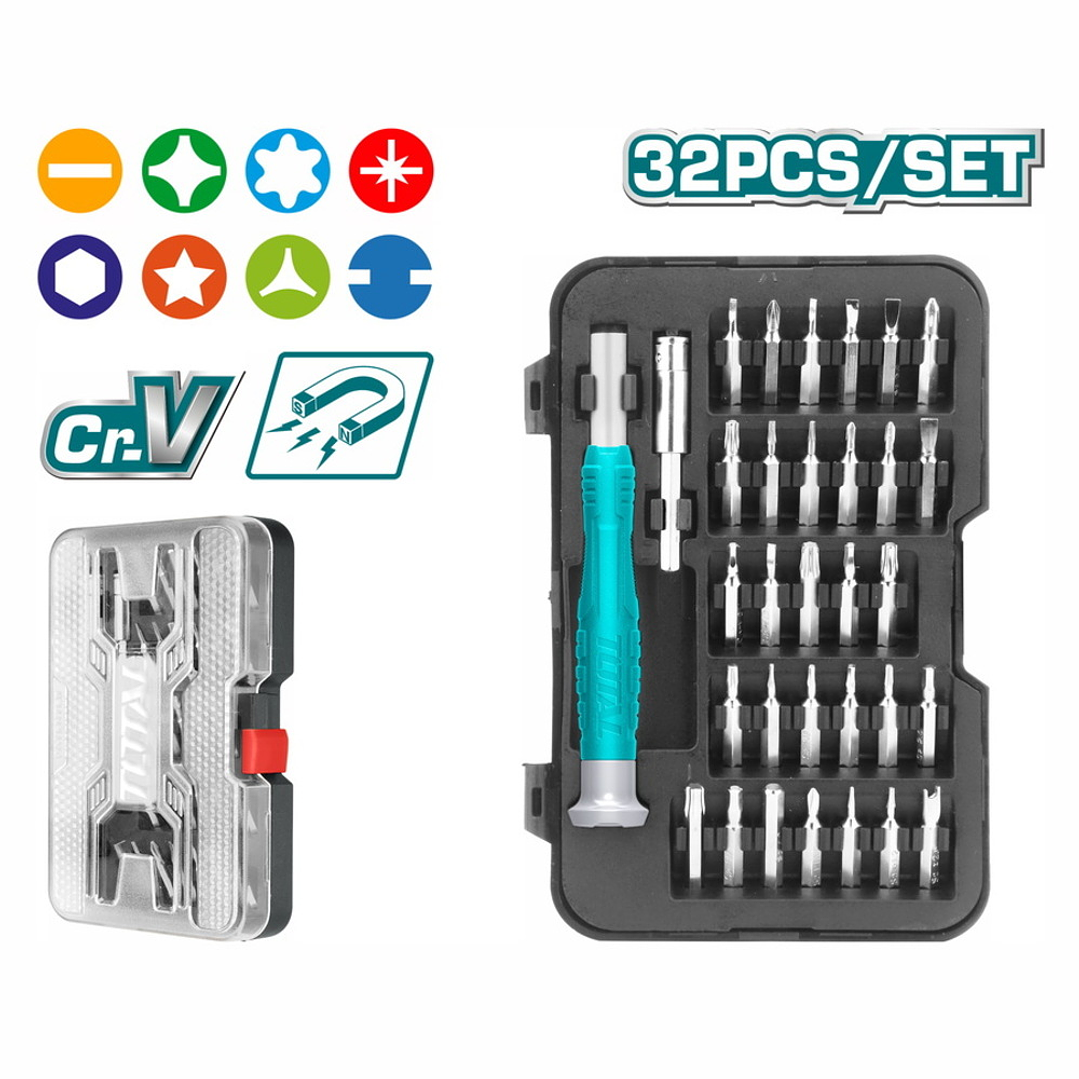 Set De Destornilladores De Precision 32 Piezas Total 1