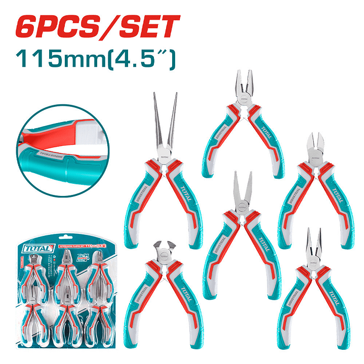 JGO MINI ALICATES POR 6PCS TOTAL 1