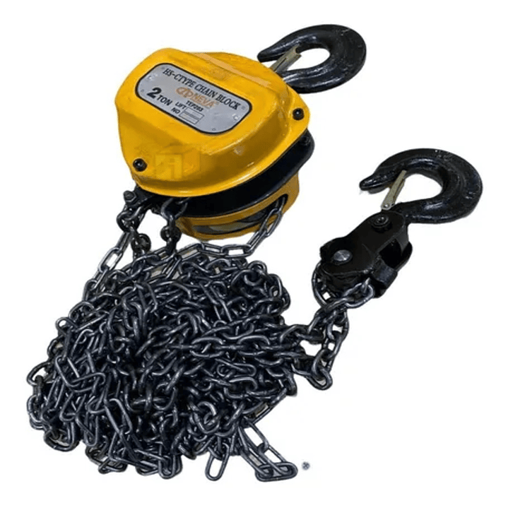 TECLE MANUAL 2 TON AMARILLO NEVA 1