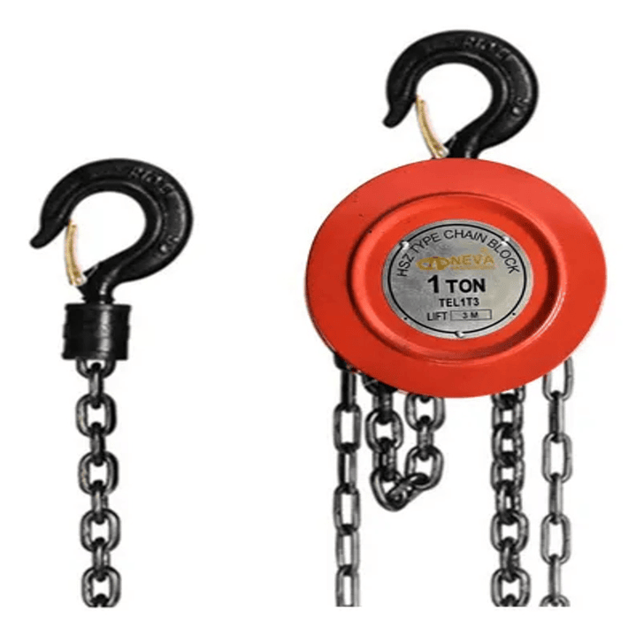 TECLE MANUAL 1 TON ROJO NEVA 1