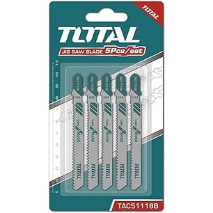 Set De Hojas Para Sierra Caladora P/ Metal 5 Piezas Total