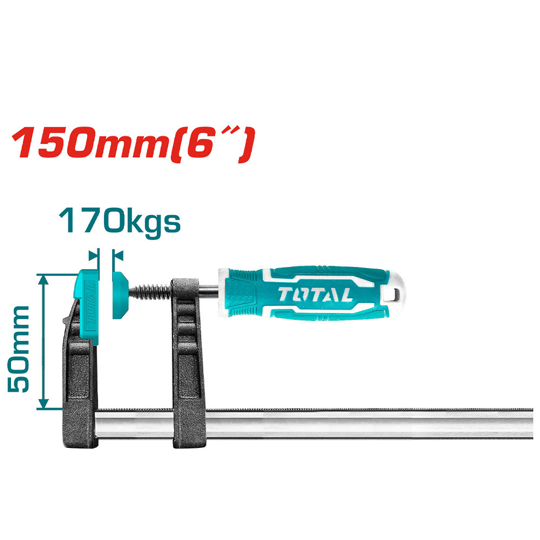 Prensa F Sargento Carpintero De 50 X 150 Mm Total 1