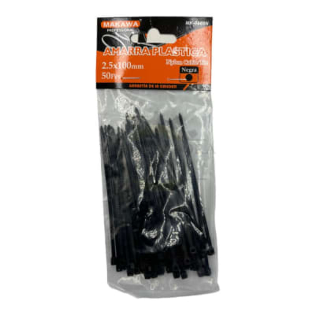 AMARRA PLASTICA 2.5X100MM NEGRO 1