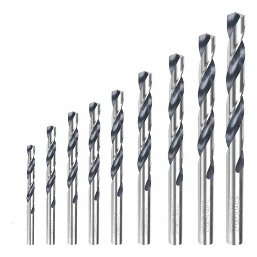 Juego De Brocas 9 Piezas P/ Metal Hss Total Tacsd0095 1