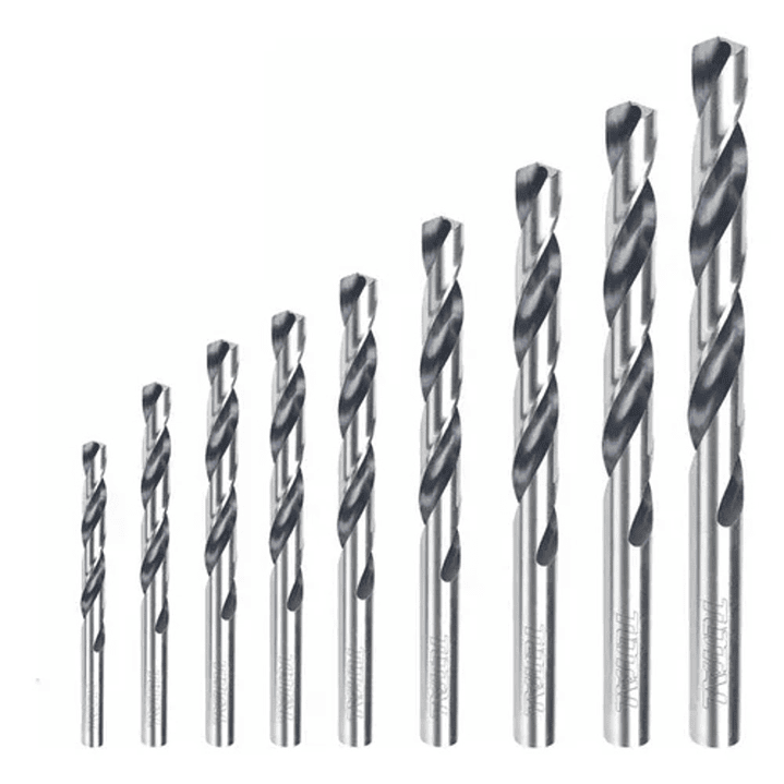 Juego De Brocas 9 Piezas P/ Metal Hss Total Tacsd0095 1