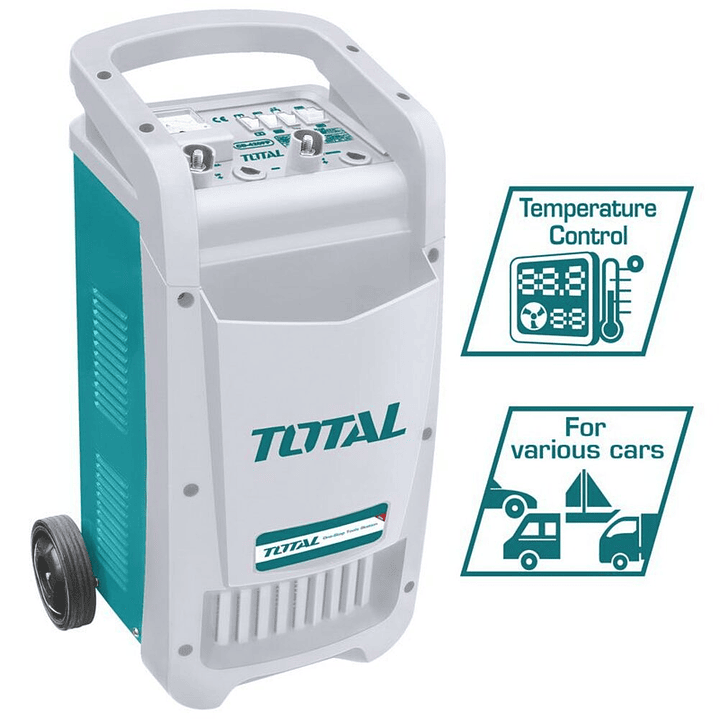 Cargador Y Partidor De Bateria 12/24v 40a Total Tbc4003 1
